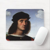 Portret van Agnolo Doni door Raphael Sanzio Muismat (Met muis)