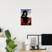 Portret van Agnolo Doni door Raphael Sanzio Poster (Thuiskantoor)