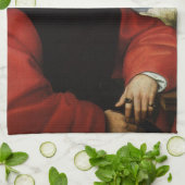 Portret van Agnolo Doni door Raphael Sanzio Theedoek (Gevouwen)