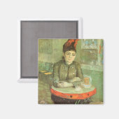 Portret van Agostina Segatori door Vincent van Gog Magneet (Voorkant / Achterkant)