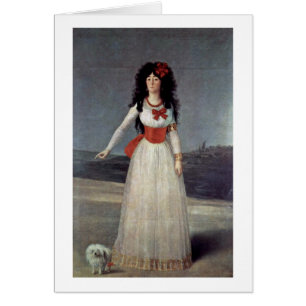 Portret van Alba uit de hertogin door Francisco de