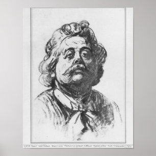 Portret van Albert Ernest Carrier-Belleuse Poster