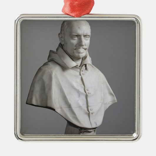 Portret van Alessandro Metalen Ornament (Voorkant)