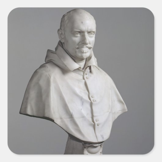 Portret van Alessandro Vierkante Sticker (Voorkant)