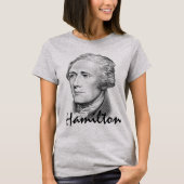 Portret van Alexander Hamilton T-shirt (Voorkant)