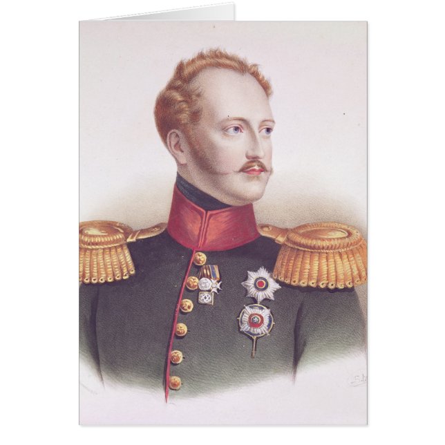 Portret van Alexander I (Voorkant)