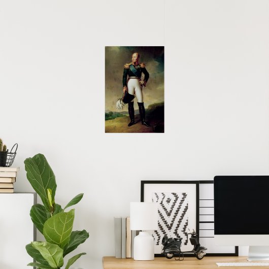 Portret van Alexander I 1814 Poster (Thuiskantoor)