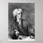 Portret van Alexander Pope Poster (Voorkant)
