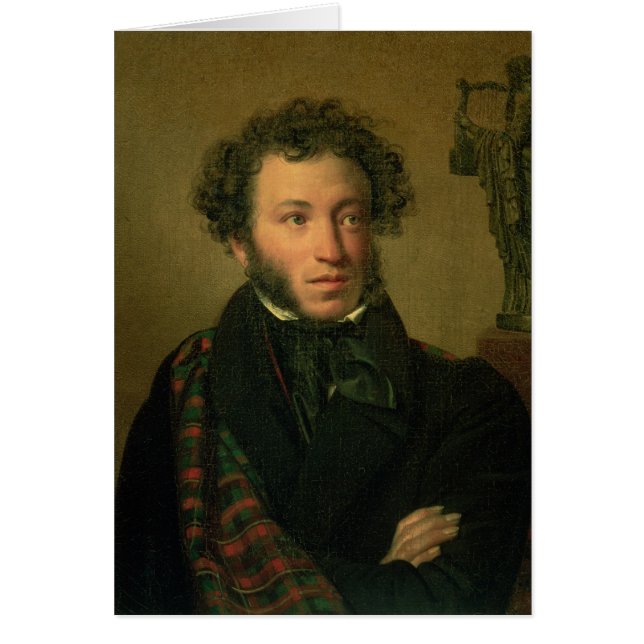 Portret van Alexander Pushkin, 1827 (Voorkant)