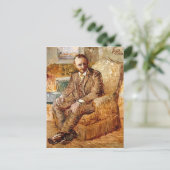 Portret van Alexander Reid, Van Gogh Fine Art Briefkaart (Staand voorkant)