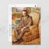 Portret van Alexander Reid, Van Gogh Fine Art Briefkaart (Voorkant / Achterkant)