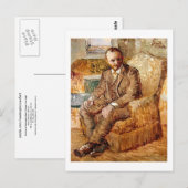 Portret van Alexander Reid, Van Gogh Fine Art Briefkaart (Voorkant / Achterkant)