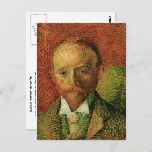 Portret van Alexander Reid, Van Gogh Fine Art Briefkaart (Voorkant / Achterkant)