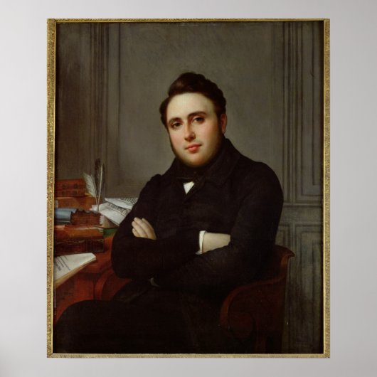 Portret van Alexandre Auguste Ledru-Rollin Poster (Voorkant)