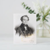 Portret van Alexandre Dumas Fils Briefkaart (Staand voorkant)