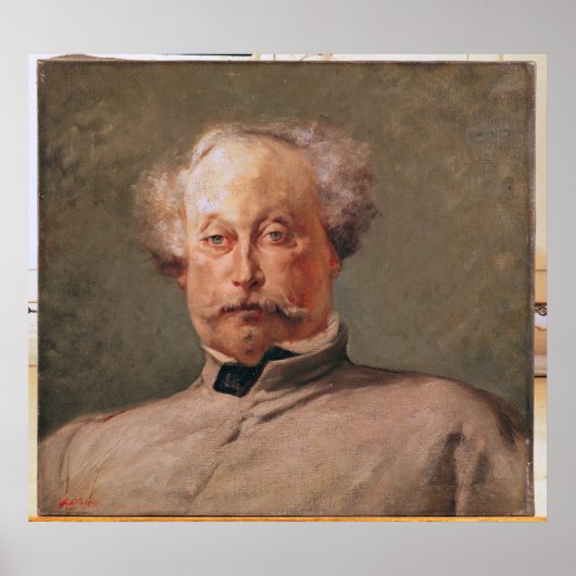 Portret van Alexandre Dumas fils Poster (Voorkant)