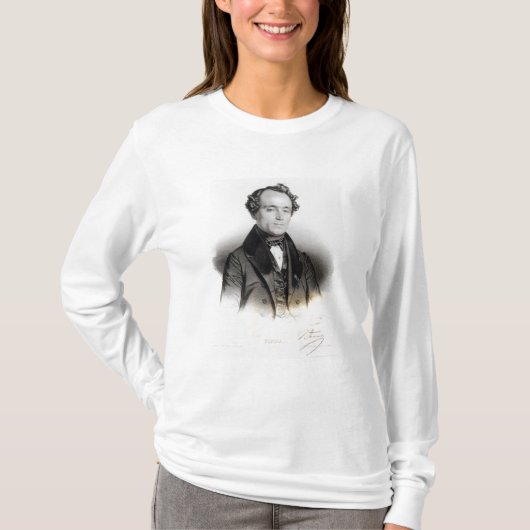 Portret van Alexandre Dumas Fils T-shirt (Voorkant)