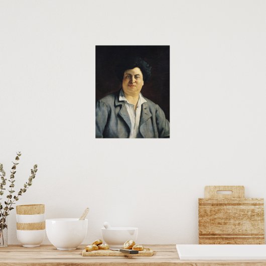 Portret van Alexandre Dumas pere, 1878 Poster (Keuken)