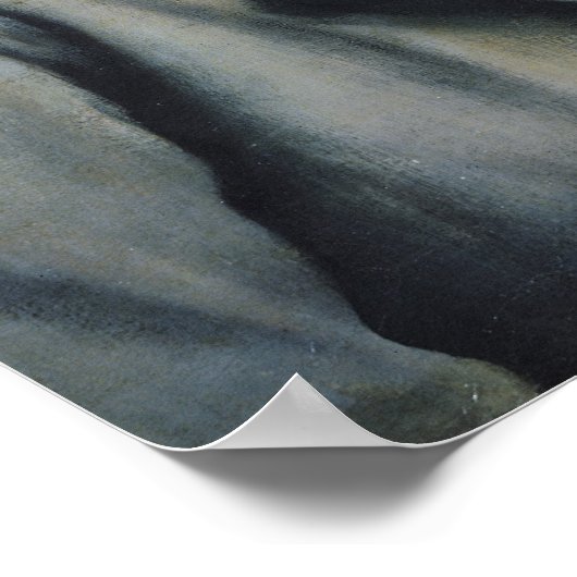 Portret van Alexandre Dumas pere, 1878 Poster (Hoek)