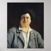 Portret van Alexandre Dumas pere, 1878 Poster (Voorkant)