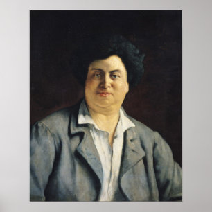 Portret van Alexandre Dumas pere, 1878 Poster