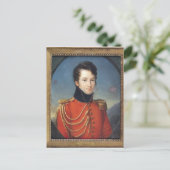 Portret van Alfred de Vigny Briefkaart (Staand voorkant)