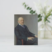 Portret van Alfred Lichtwark 1912 Briefkaart (Staand voorkant)