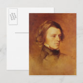 Portret van Alfred Lord Tennyson Briefkaart (Voorkant / Achterkant)