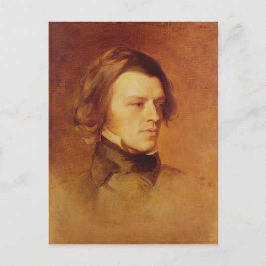 Portret van Alfred Lord Tennyson Briefkaart (Voorkant)