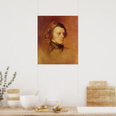 Portret van Alfred Lord Tennyson Poster (Keuken)