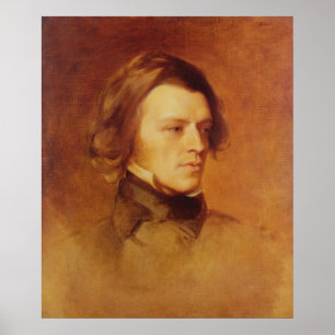 Portret van Alfred Lord Tennyson Poster