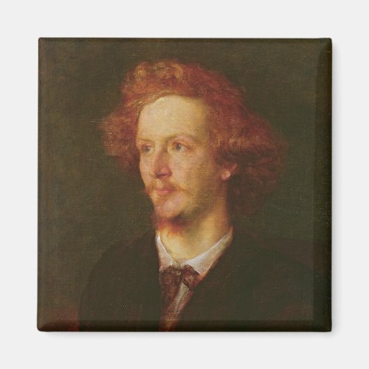 Portret van Algernon Charles Swinburne 1867 Magneet (Voorkant)