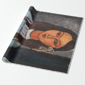 Portret van Alice, Modigliani Cadeaupapier (Uitgerold)