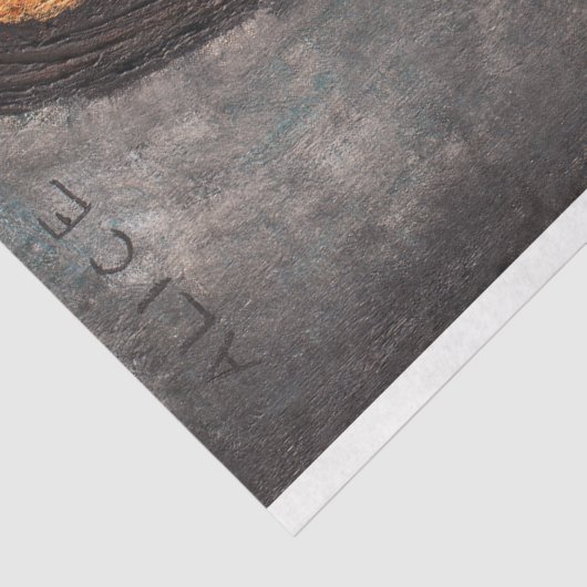 Portret van Alice, Modigliani Tissuepapier (Detail)