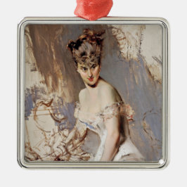 Portret van Alice Regnault (Vrouw Beauty) Metalen Ornament