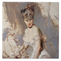 Portret van Alice Regnault (Vrouw Beauty)