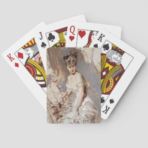 Portret van Alice Regnault (Vrouwelijke Schoonheid Pokerkaarten