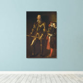 Portret van Alof de Wignacourt, grootmeester van d Canvas Afdruk (Insitu (Houten vloer))