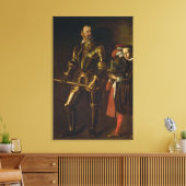 Portret van Alof de Wignacourt, grootmeester van d Canvas Afdruk (Insitu (Woonkamer))