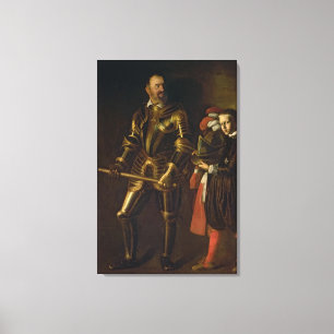 Portret van Alof de Wignacourt, grootmeester van d Canvas Afdruk