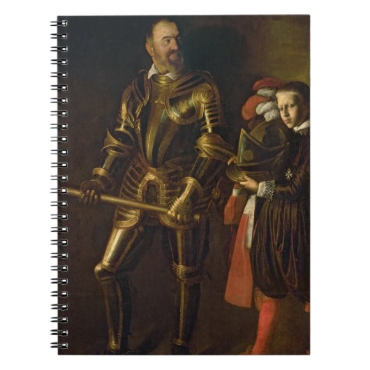 Portret van Alof de Wignacourt, grootmeester van d Notitieboek (Voorkant)