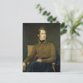 Portret van Alphonse de Lamartine, 1831 Briefkaart (Staand voorkant)