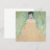 Portret van Amalie Zuckerkandl door Gustav Klimt (Voorkant / Achterkant)