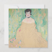 Portret van Amalie Zuckerkandl door Gustav Klimt (Voorkant)