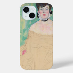 Portret van Amalie Zuckerkandl door Gustav Klimt iPhone 15 Case