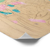 Portret van Amalie Zuckerkandl door Gustav Klimt Poster (Hoek)