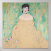 Portret van Amalie Zuckerkandl door Gustav Klimt Poster (Voorkant)