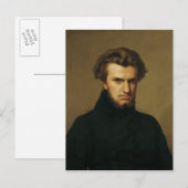 Portret van Ambroise Thomas 1834 Briefkaart (Voorkant / Achterkant)
