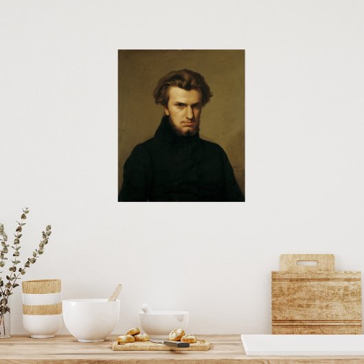 Portret van Ambroise Thomas 1834 Poster (Keuken)