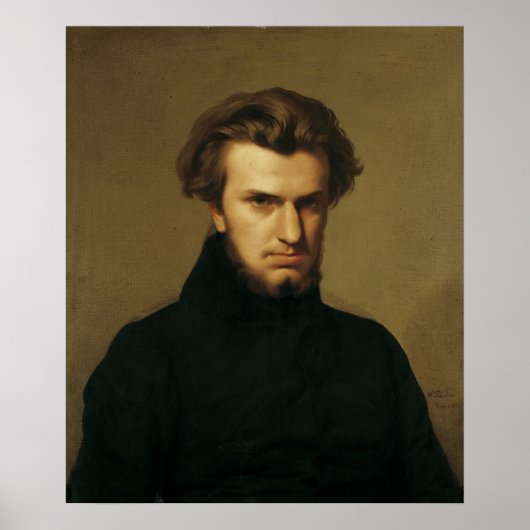 Portret van Ambroise Thomas 1834 Poster (Voorkant)